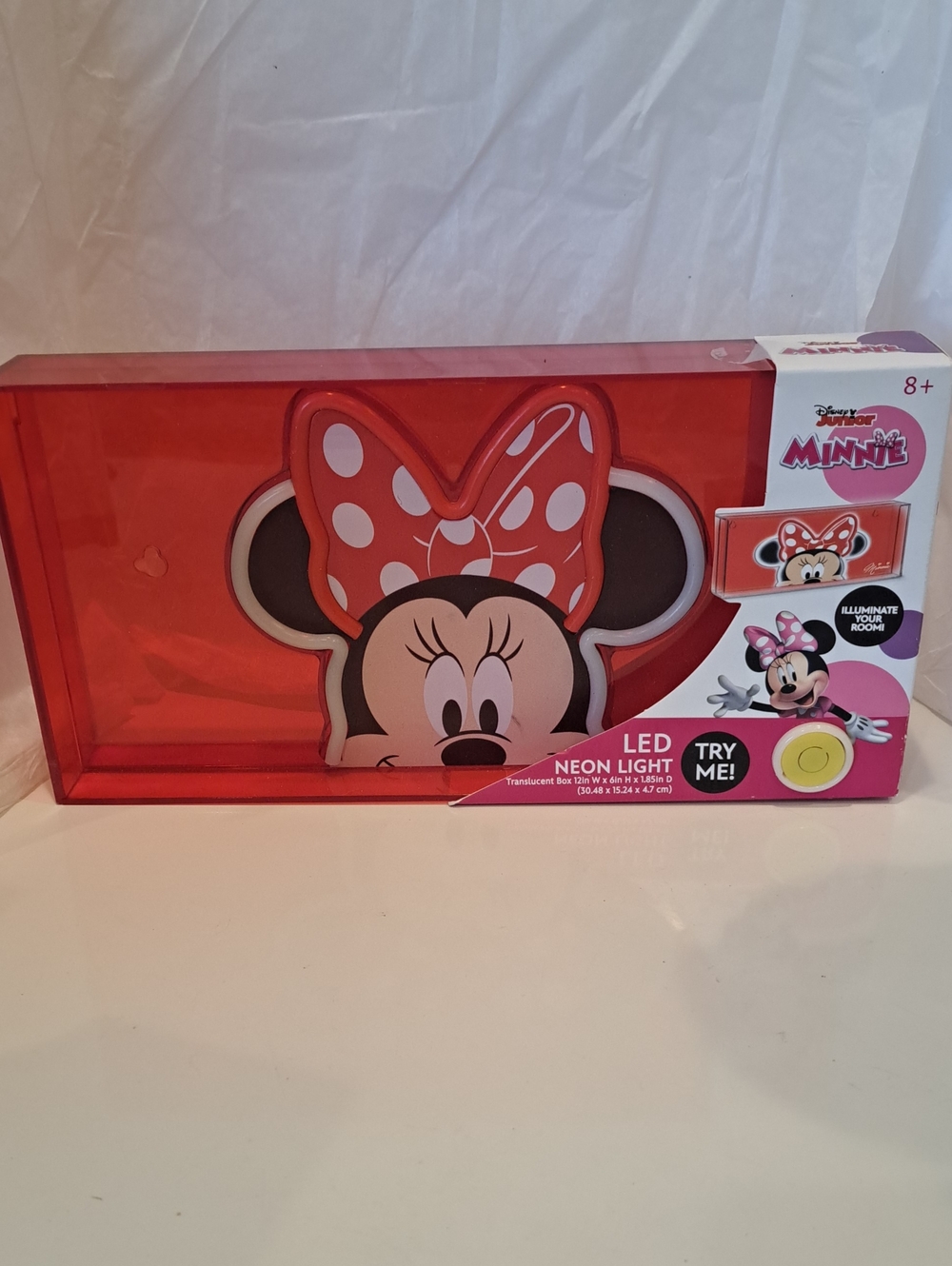 NIB Disney Minnie Mouse LED Neon Light.
